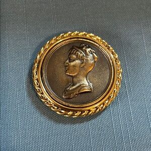 Gold and Bronze Brooch